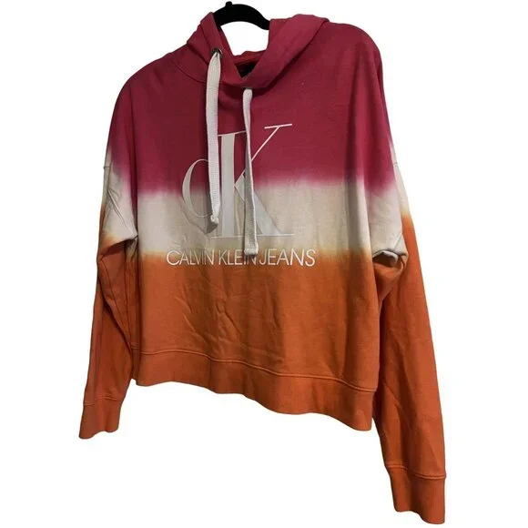 Calvin Klein Jeans Small Girls  Sorbet Dip Sweatshirt - Picture 2 of 9